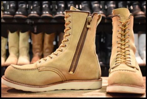 【11D 良品 25年 HUMANMADE】レッドウィング 4669 スエード ラフアウト ブーツ ロング ヒュウーマンメイド 877 redwing HOPESMORE