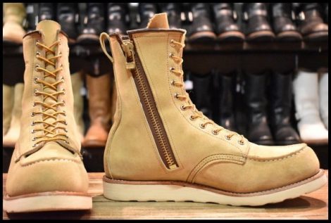 【11D 良品 25年 HUMANMADE】レッドウィング 4669 スエード ラフアウト ブーツ ロング ヒュウーマンメイド 877 redwing HOPESMORE