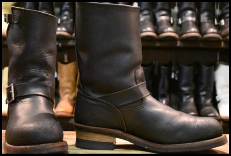 【9.5D 良品 11年】レッドウィング 9085 エンジニア 黒 ブラック ハーネス スチールトゥ 2268 ブーツ redwing HOPESMORE