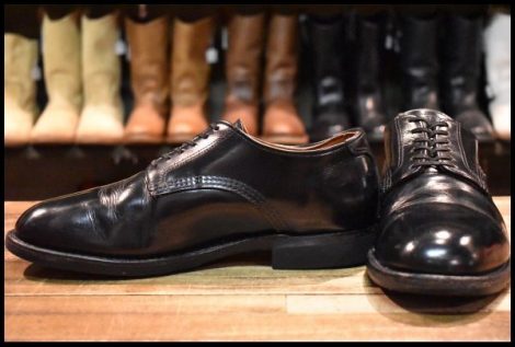 【7.5D 良品 17年】レッドウィング 9087 Mil-1 ミルワン ブルーチャー オックスフォード ブラックエスカイヤ ブーツ redwing HOPESMORE