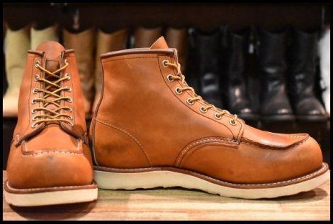 【9E 良品 24年】レッドウィング 875 アイリッシュセッター 茶 オロレガシー モックトゥ レースアップ ブーツ redwing HOPESMORE