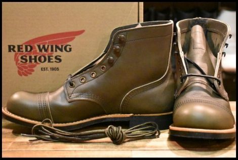 【7.5D 箱付 未使用 24年】レッドウィング 8078 アイアンレンジャー グリーン アルパイン ポーテージ 緑 ブーツ redwing HOPESMORE