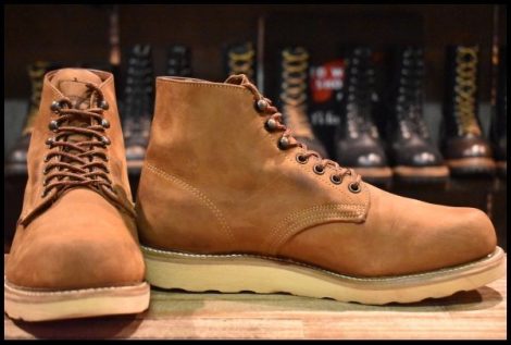 【8.5D 良品 羽タグ】レッドウィング アイリッシュセッター ヌバック プレーントゥ レースアップ ブーツ redwing HOPESMORE