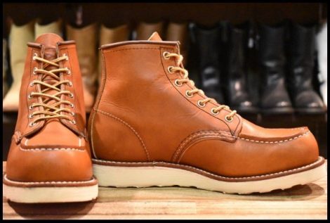 【7E 箱付 美品 22年】レッドウィング 875 アイリッシュセッター 茶 オロレガシー モックトゥ レースアップ ブーツ redwing HOPESMORE