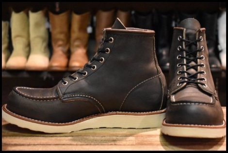【8.5D 美品 23年】レッドウィング 8890 アイリッシュセッター チャコール ラフ＆タフ モック レースアップ ブーツ redwing HOPESMORE