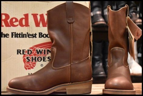 【7D DEAD PT91プリント 96年】レッドウィング 2265 ペコス 茶 ブラウン ベルバリタン プルオン ブーツ 1155 redwing pecos HOPESMORE
