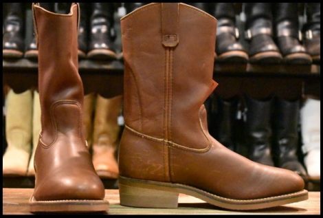 【7D DEAD PT91プリント 96年】レッドウィング 2265 ペコス 茶 ブラウン ベルバリタン プルオン ブーツ 1155 redwing pecos HOPESMORE