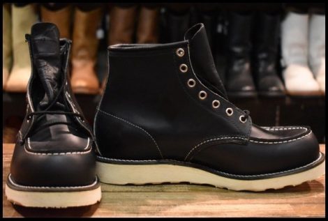 【8.5E DEAD 羽タグ 00年】レッドウィング 8179 アイリッシュセッター 黒 ブラッククローム ビンテージ ブーツ redwing HOPESMORE