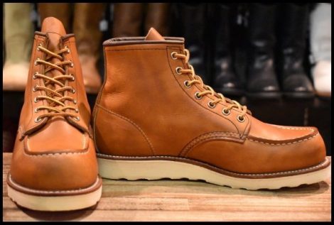 【9E 美品 17年】レッドウィング 875 アイリッシュセッター 茶 オロレガシー モックトゥ レースアップ ブーツ redwing HOPESMORE