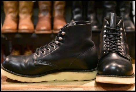 【5D 良品 犬タグ】レッドウィング 8165 アイリッシュセッター ブラッククローム プレーントゥ 編み上げ ブーツ redwing HOPESMORE