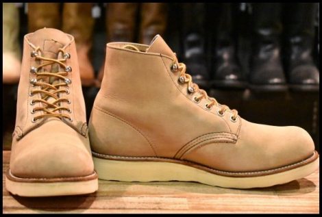 【7D 良品 羽タグ 00年】レッドウィング 8889 アイリッシュセッター ヌバック プレーントゥ レースアップ ブーツ redwing HOPESMORE