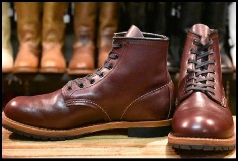 【8.5D 美品 16年】レッドウィング 9011 ベックマン ブラックチェリー フェザーストーン 9411 ブーツ redwing HOPESMORE