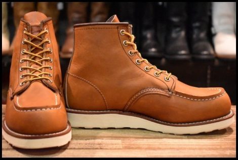 【7E 箱付 美品 24年】レッドウィング 875 アイリッシュセッター 茶 オロレガシー モック 編み上げ ブーツ redwing HOPESMORE
