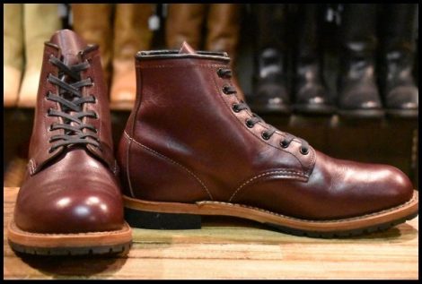 【8.5D 美品 16年】レッドウィング 9011 ベックマン ブラックチェリー フェザーストーン 9411 ブーツ redwing HOPESMORE