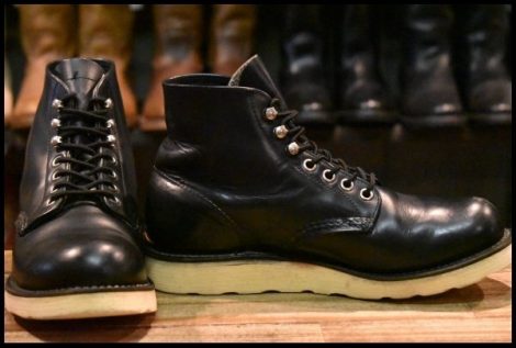 【5D 良品 犬タグ】レッドウィング 8165 アイリッシュセッター ブラッククローム プレーントゥ 編み上げ ブーツ redwing HOPESMORE