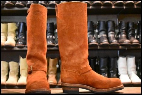 【10D 良品 PT99 04年】WESCO ウエスコ ボス レッドウッドラフアウト ビブラム430 エンジニア ブーツ HOPESMORE