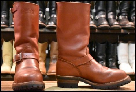 【8.5D 良品 13年】WESCO ウエスコ ボス レッドウッド 11インチハイト ビブラム100 エンジニア ブーツ HOPESMORE