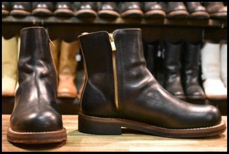 【7 美品】Rolling dub trio ローリングダブトリオ RDT-A14 CASPER キャスパー 黒 ブラック ブーツ HOPESMORE