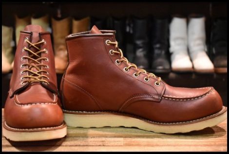 【10.5D 良品 12年】レッドウィング 9106 アイリッシュセッター 赤茶 レッド ブラウン モックトゥ 8875 ブーツ redwing HOPESMORE
