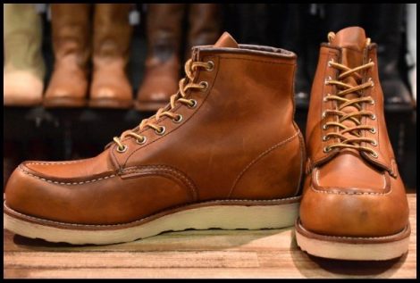 【9E 良品 18年】レッドウィング 875 アイリッシュセッター 茶 オロレガシー モックトゥ レースアップ ブーツ redwing HOPESMORE