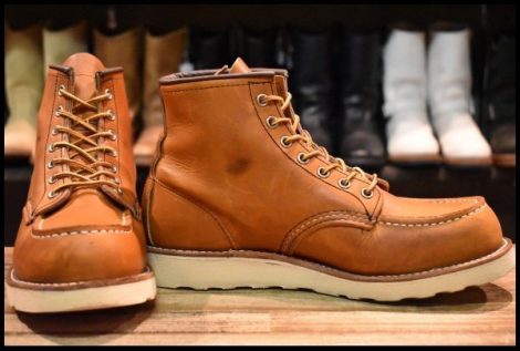 【7.5E 良品 22年】レッドウィング 875 アイリッシュセッター 茶 オロレガシー モックトゥ レースアップ ブーツ redwing HOPESMORE