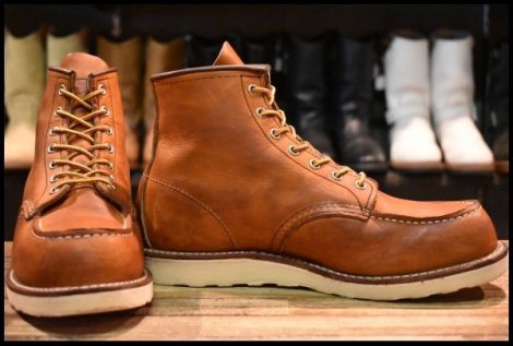 【8.5E 箱付 良品 23年】レッドウィング 875 アイリッシュセッター 茶 オロレガシー モックトゥ レースアップ ブーツ redwing HOPESMORE