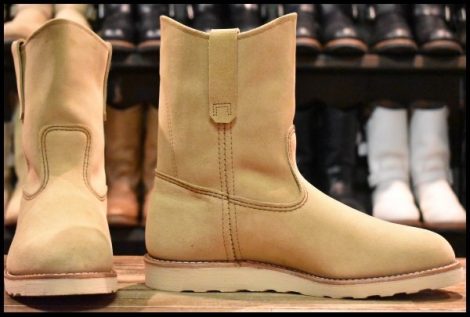 【9.5E 箱付 美品 25年】レッドウィング 8168 スエード ペコス ホーソーン アビレーン ラフアウト ブーツ redwing pecos HOPESMORE
