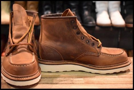 【8D 箱付 未使用 22年】レッドウィング 1907 アイリッシュセッター 茶 カッパー ラフ＆タフ モックトゥ ブーツ redwing HOPESMORE