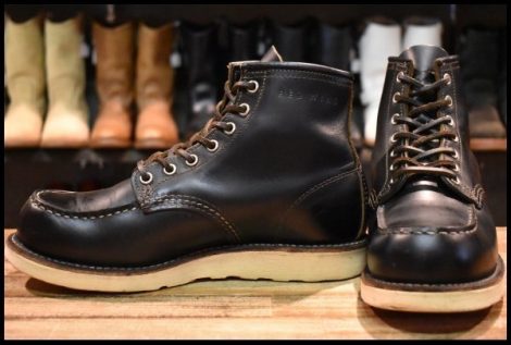 【7E 良品 16年】レッドウィング 9874 アイリッシュセッター モックトゥ ブラック クローンダイク 黒 ブーツ redwing HOPESMORE