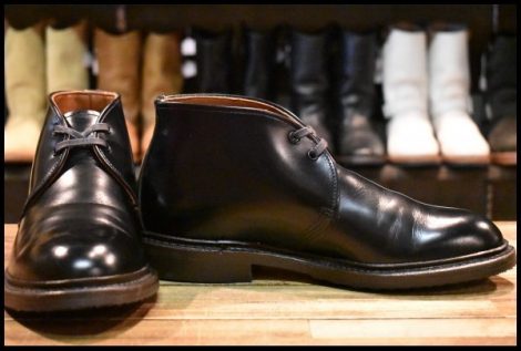 【8D 美品 17年】レッドウィング 9096 キャバリー チャッカ ブラックエスカイヤ 黒 レースアップ ブーツ redwing HOPESMORE