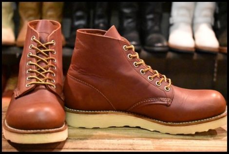 【7.5D 美品 07年】レッドウィング 9105 アイリッシュセッター 赤茶 レッドブラウン プレーントゥ 編み上げ 8166 ブーツ redwing HOPESMORE