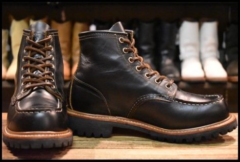 【6.5E 箱付 良品 18年】レッドウィング 9878 アイリッシュセッター ブラック クローンダイク モックトゥ ブーツ redwing HOPESMORE