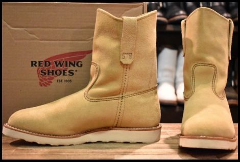 【9.5E 箱付 美品 25年】レッドウィング 8168 スエード ペコス ホーソーンアビレーンラフアウト ブーツ redwing HOPESMORE