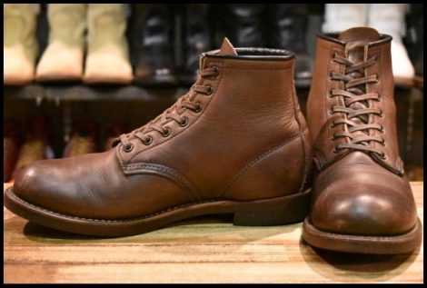 【7.5D 良品 11年】レッドウィング 9161 ブラウン 茶 ブーマー ブラックスミス ベックマン 9416 9413 ブーツ redwing HOPESMORE