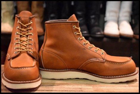 【8.5E 美品 23年】レッドウィング 875 アイリッシュセッター 茶 オロレガシー モックトゥ レースアップ ブーツ redwing HOPESMORE