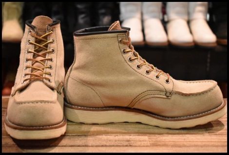 【8D 良品 09年】レッドウィング 8173 スエード アイリッシュセッター ラフアウト モックトゥ 編み上げ ブーツ redwing HOPESMORE