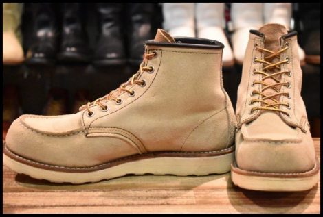 【8D 良品 09年】レッドウィング 8173 スエード アイリッシュセッター ラフアウト モックトゥ 編み上げ ブーツ redwing HOPESMORE