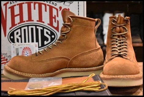 【8.5E 箱付 良品】WHITE’S ホワイツ ノースウエストLTT 350BNWCROTT ハーベストラフアウト 茶 ビブラム2021 ブーツ HOPESMORE