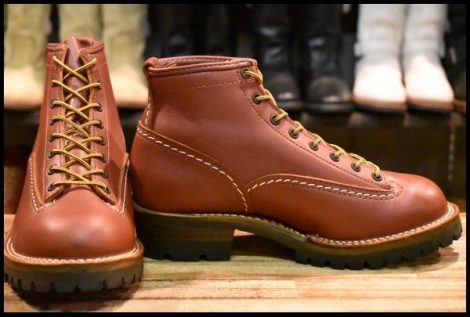 【8E 試着程度 美品 23年】WESCO ウエスコ ジョブマスターLTT レッドウッド ビブラム100シングル 編み上げ ブーツ HOPESMORE