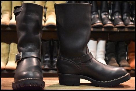 【8.5D 良品】WESCO ウエスコ ボス ブラック 黒 11インチハイト ビブラム100シングル エンジニア ブーツ BOSS HOPESMORE