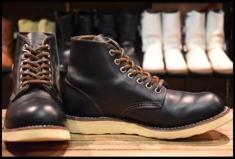 【7D 良品 12年】レッドウィング 9870 アイリッシュセッター ブラック クローンダイク 編み上げ レースアップ ブーツ redwing HOPESMORE