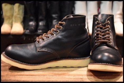 【7D 良品 12年】レッドウィング 9870 アイリッシュセッター ブラック クローンダイク 編み上げ レースアップ ブーツ redwing HOPESMORE