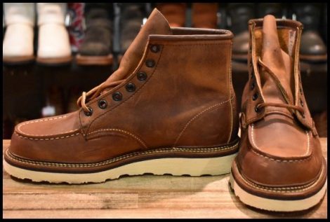 【7.5D 未使用 09年】レッドウィング 1907 アイリッシュセッター 茶 カッパー ラフ＆タフ モックトゥ ブーツ redwing HOPESMORE