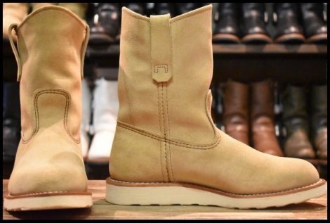 【7E 美品 25年】レッドウィング 8168 スエード ペコス ホーソーンアビレーンラフアウト ブーツ redwing HOPESMORE