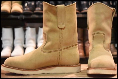 【7E 美品 25年】レッドウィング 8168 スエード ペコス ホーソーンアビレーンラフアウト ブーツ redwing HOPESMORE