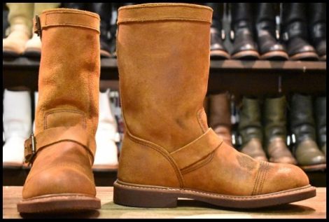 【9D 良品 11年】レッドウィング 8123 アイアンスミス バーントオレンジ ミュールスキナー スチール無し ブーツ redwing HOPESMORE