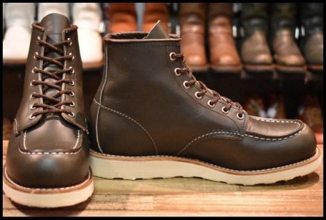 【8.5D 箱付 美品 TOKYO刻印入り 26年】レッドウィング 8180 アイリッシュセッター カンガタン グリーン ブーツ redwing HOPESMORE