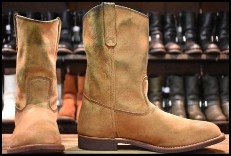 【11E 良品 25年】レッドウィング 8060 スエード ペコス ホーソーン ミュールスキナー 8156 ブーツ redwing pecos HOPESMORE