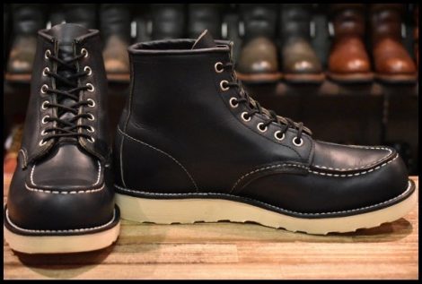 【8D 美品 15年】レッドウィング 9075 アイリッシュセッター 黒 ブラック ハーネス モック 8179 8130 ブーツ redwing HOPESMORE