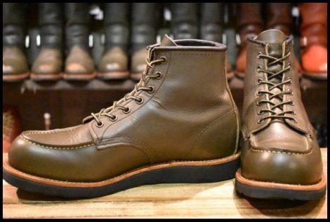 【10D 良品 23年】レッドウィング 8828 アルパインポーテージ 深緑 アイリッシュセッター モックトゥ ブーツ redwing HOPESMORE